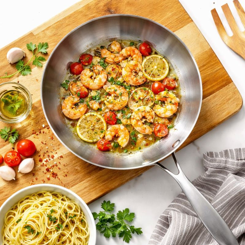 Poêle en Inox – Cuisine Essentielle